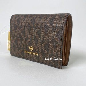 Michael Kors Jet Set Charm Medium Slim Bifold Wallet